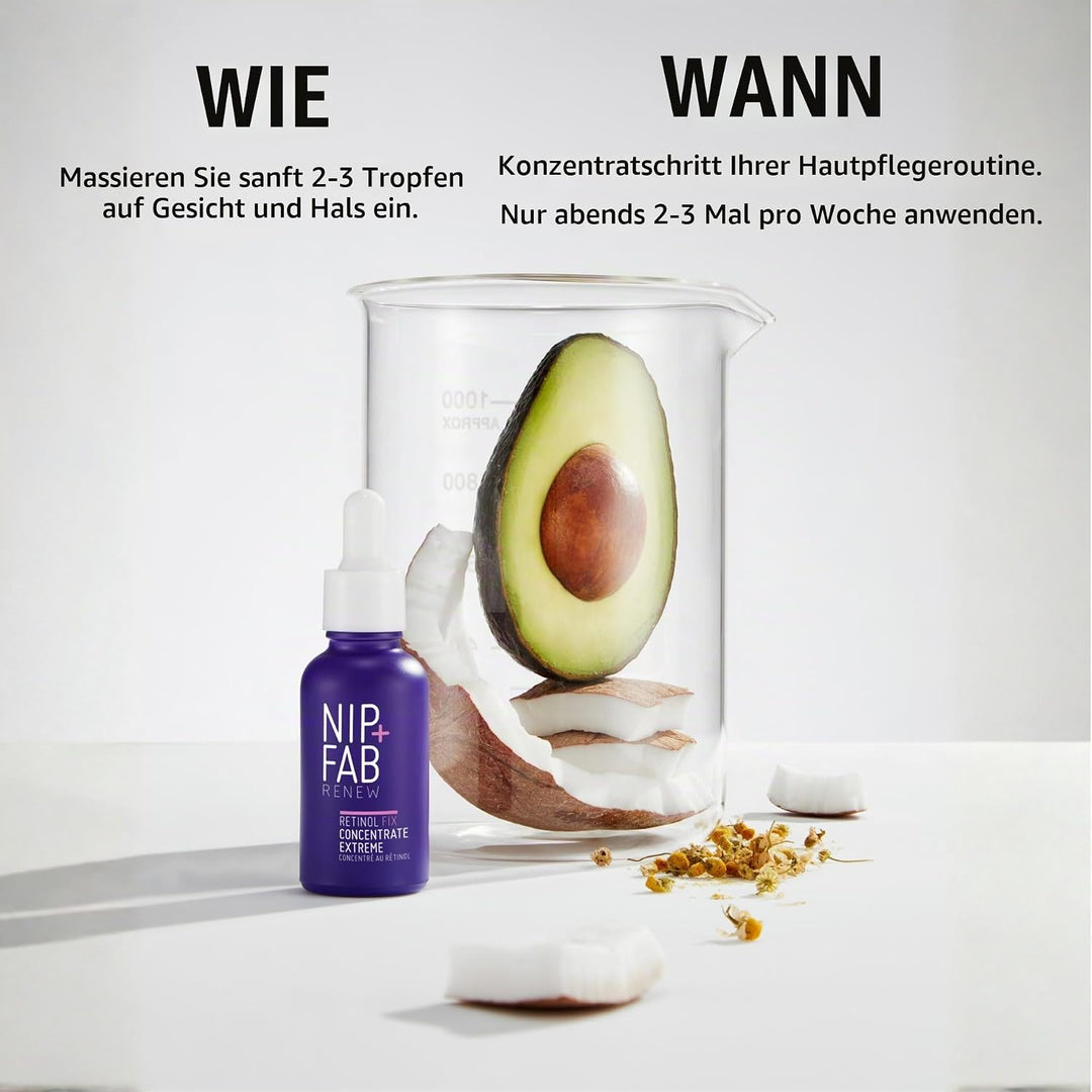 Nip+Fab Retinol Fix Concentrate Extreme 10% - Next-Generation Solution for Youthful Skin with Time-R