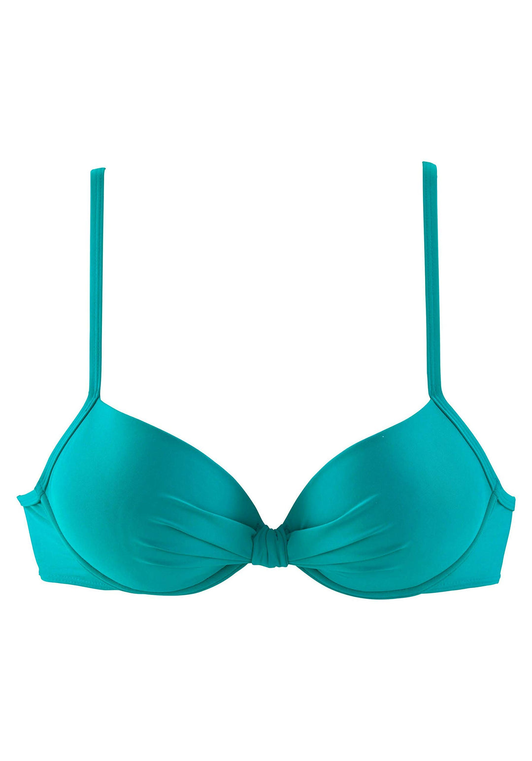 s.Oliver Damen Bügel-Bandeau-Bikini-Top mit wattierten Cups, in Cup A bis C mit herausnehmbaren Kiss