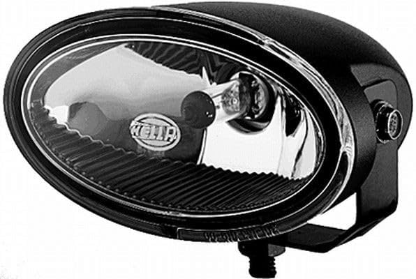 HELLA - FF/Halogen-Nebelscheinwerfersatz - FF 50 - 12V - oval - Anbau - Lichtscheibenfarbe: glasklar