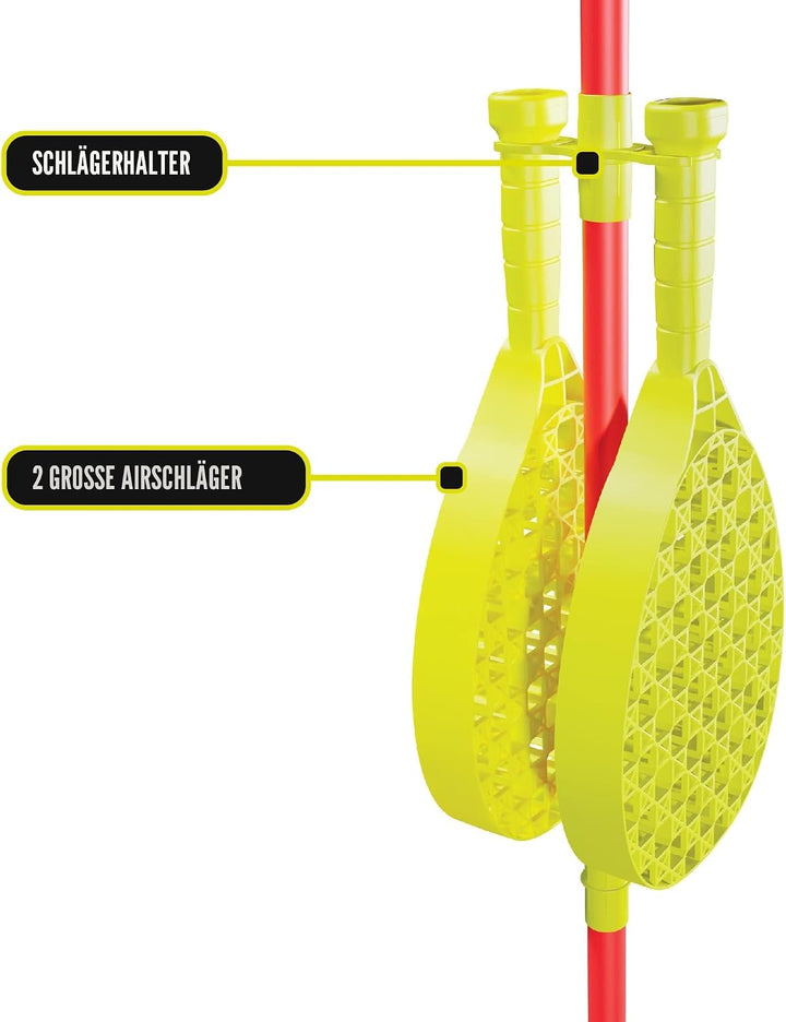 Swingball Classic Original | Rot und Gelb | Outdoor-Aktivitäten | Traditioneller Stock im Boden Set