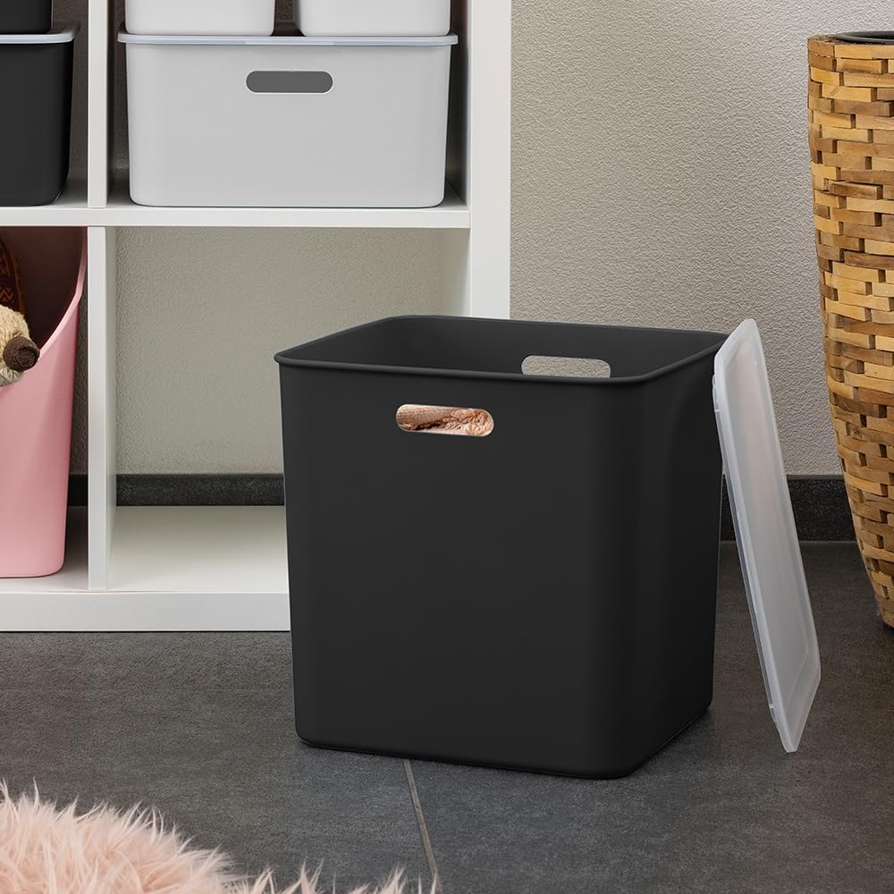 Sunware Sigma Home Aufbewahrungsboxen Klein 25L - 31,8 x31,8 x31,1cm - Kunststoff Aufbewahrungsbox O