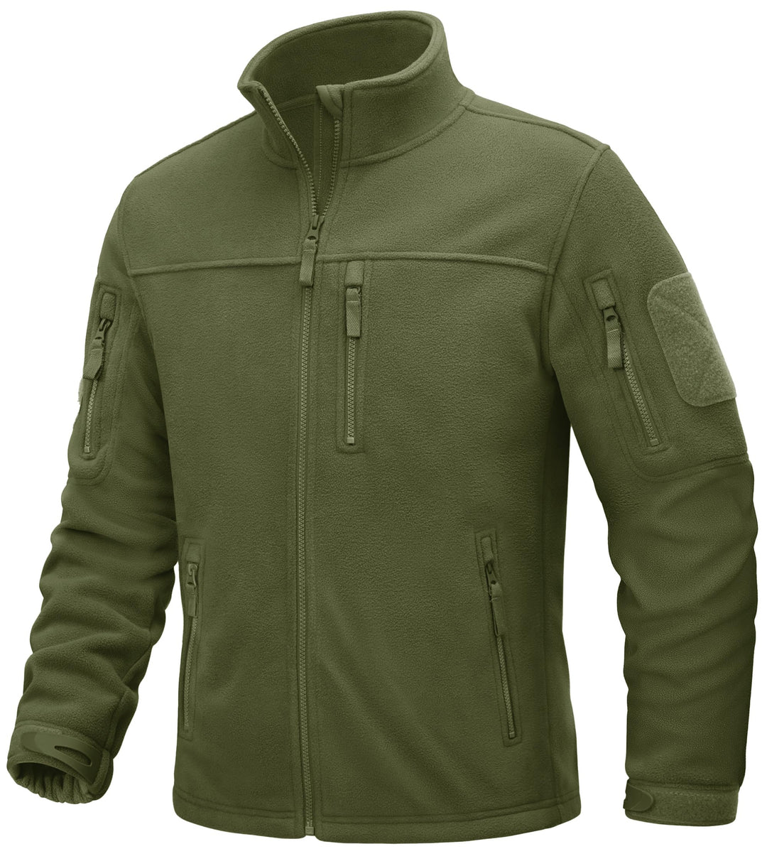 TACVASEN Herren Militär Outdoor Fleecejacke Warme Taktische Jacke Fleece Jacket S Armeegrün, S Armee