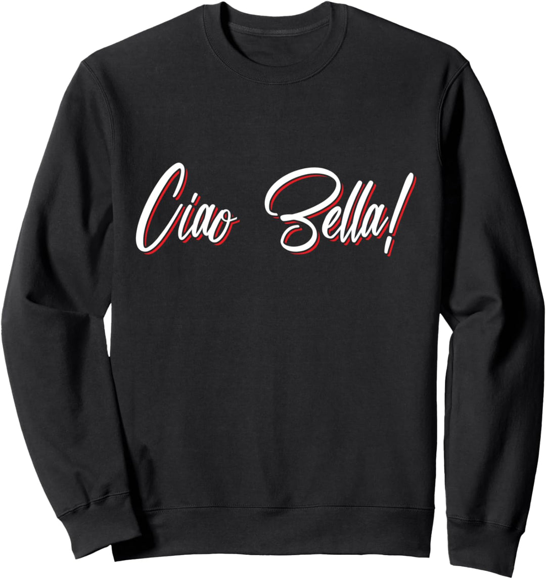 Bella Geschenke - Hallo italienische Herzflagge Italien Sweatshirt