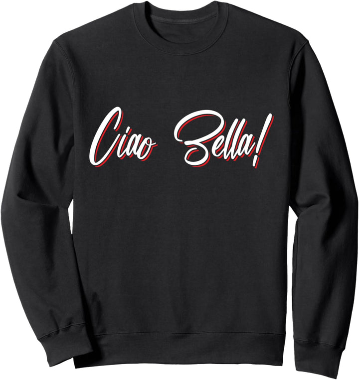 Bella Geschenke - Hallo italienische Herzflagge Italien Sweatshirt