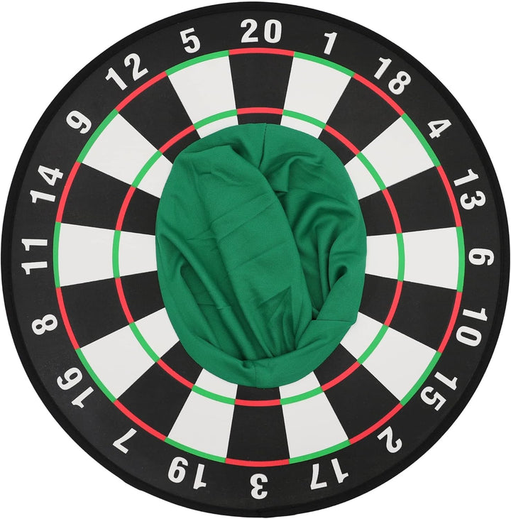 DARTSCHEIBE KOSTÜM HUT UNISEX DARTSCHEIBE NEUHEIT SPORT ZUBEHÖR MIT BEFESTIGTER KAPUZE PERFEKT FÜR J