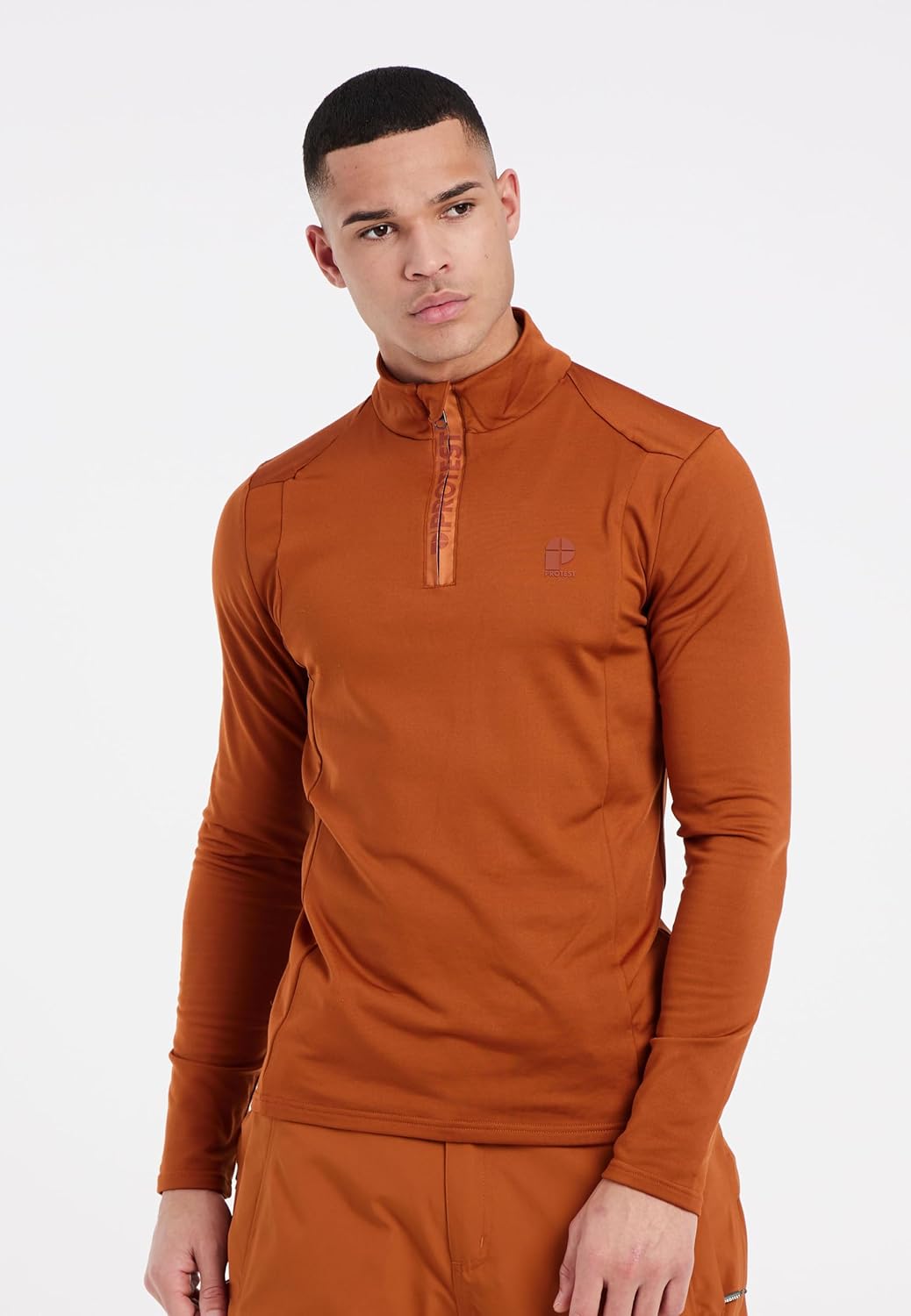 Protest Herren Cycling T-Shirt PRTHINDES S Orange, S Orange