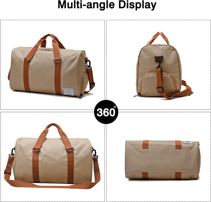 FANDARE Reisetaschen Sporttasche Damen Umhängetasche Herren Handgepäck Schultertasche Übernachtung S