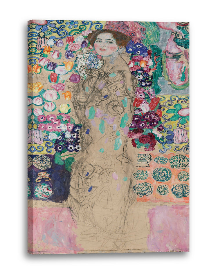 Printed Paintings Leinwand (60x80cm): Gustav Klimt - Ria Munk III (1917) 60x80 cm, 60x80 cm