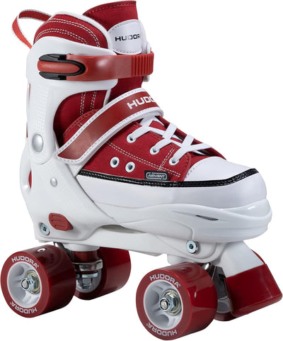 HUDORA Roller Skates, Sneaker für Kinder und Jugendliche - Grössenverstellbare Rollschuhe - Komforta