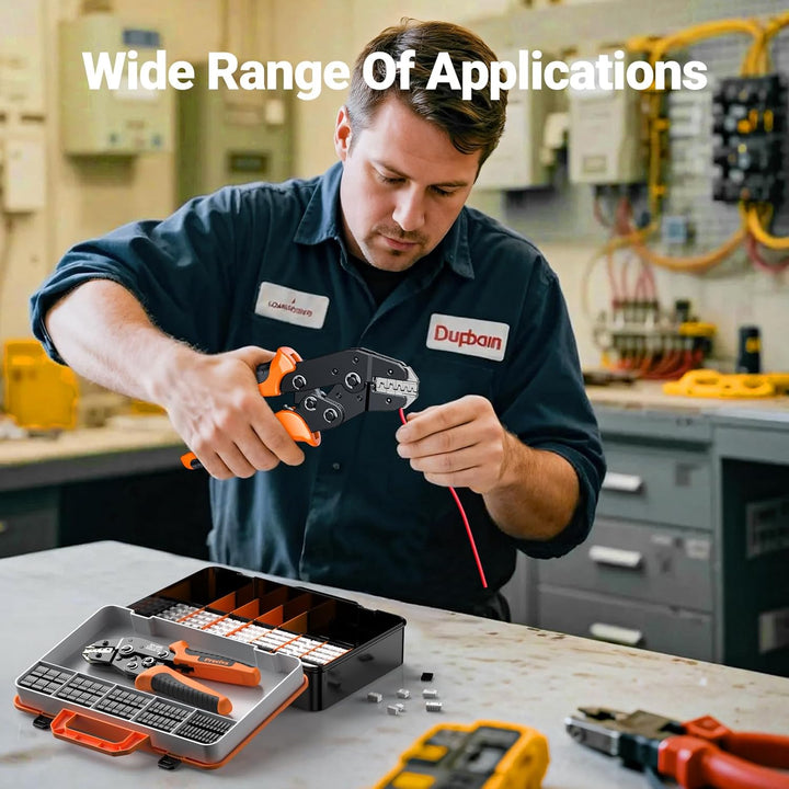 Preciva 2220pc DuPont Crimpzange Tool Crimpzange Set passt für 0.08-1.5 (AWG28-16) mm nicht isoliert