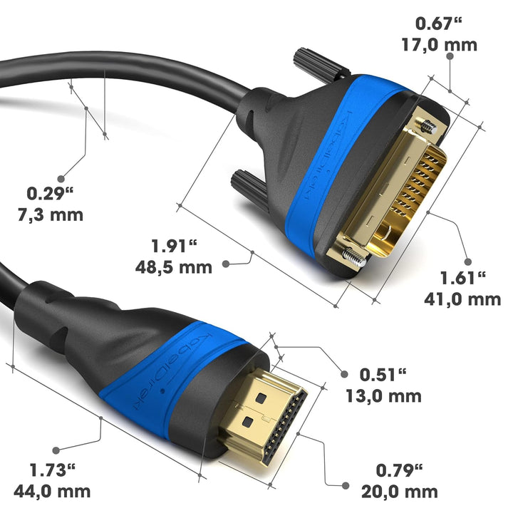 KabelDirekt – 4K HDMI-Verlängerung – 2x10m – Stecker auf Buchse | 2er-Set 4K-HDMI-Verlängerung – 4K@