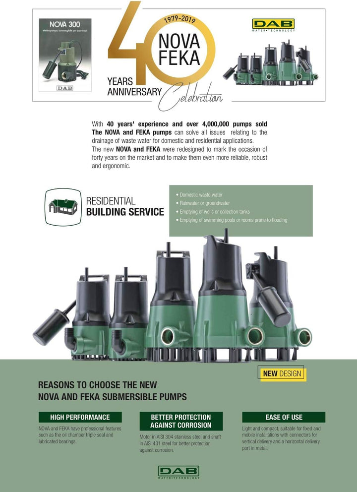 DAB NOVA 600 M-A Tauchpumpe