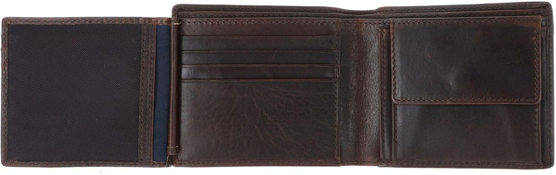 Leonhard Heyden Roma - Herrengeldbörse mit Münzfach Leder 11.5 cm braun, Braun