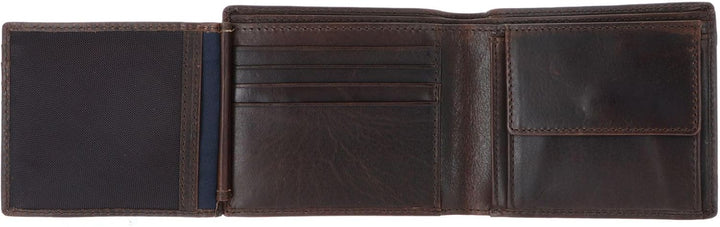 Leonhard Heyden Roma - Herrengeldbörse mit Münzfach Leder 11.5 cm braun, Braun