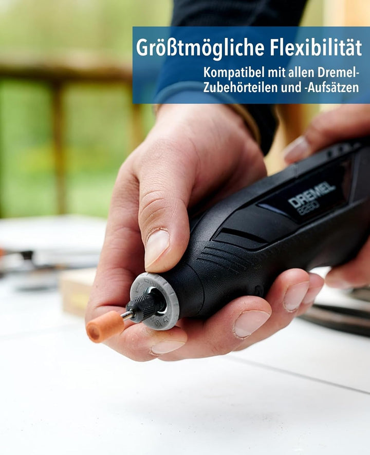 Dremel 8260 Akku-Rotationswerkzeug mit bürstenlosem Motor und 12V 3Ah Lithium-Ionen-Akku, Akku-Multi