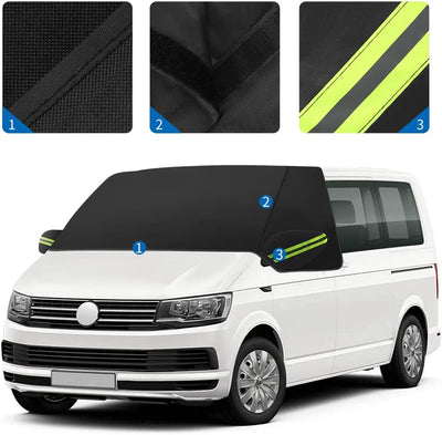 Auto Windschutzscheiben Abdeckung für VW T6, 600D Frontscheibe Abdeckung Frontscheibe Wrap Cover Was