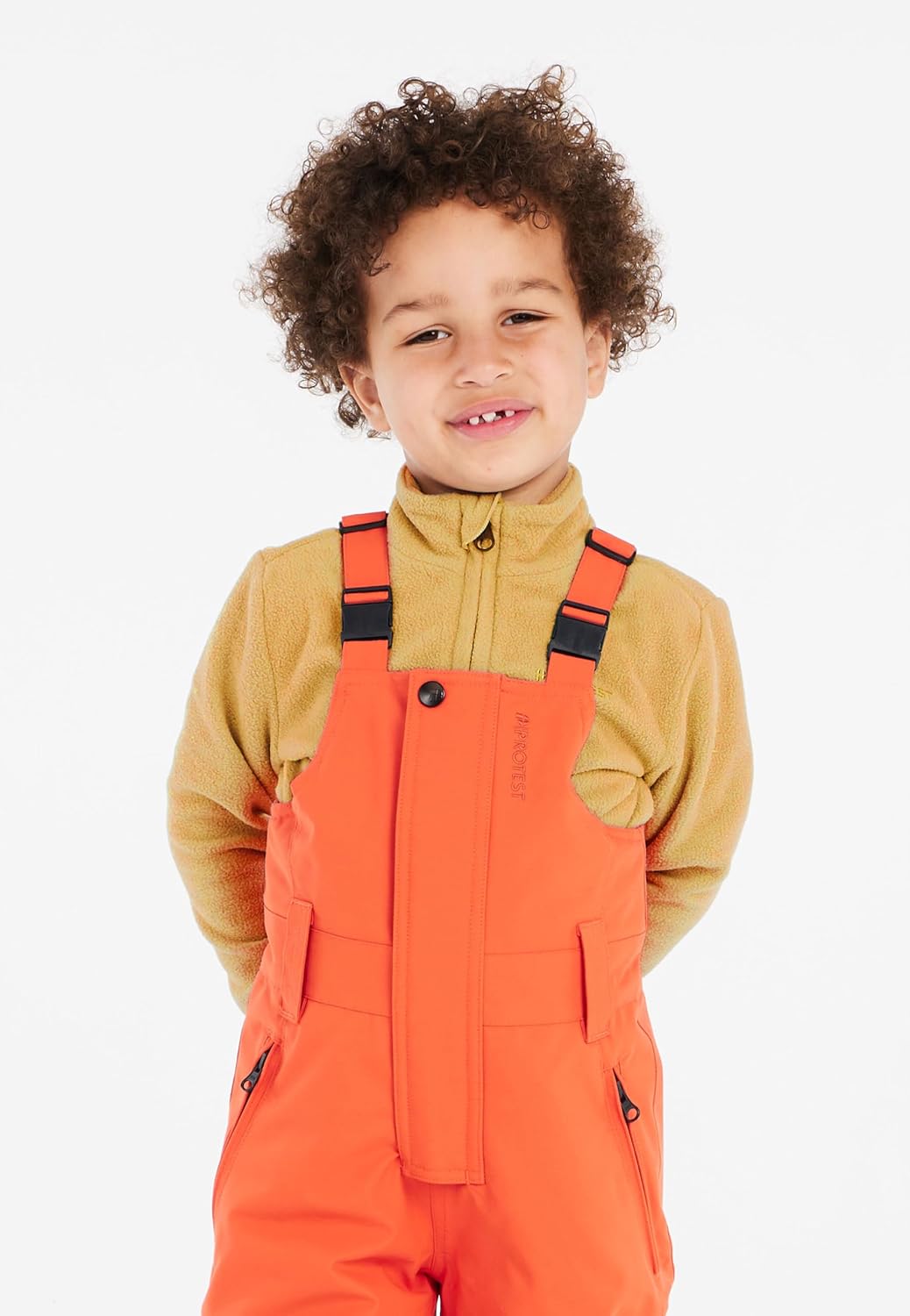 Protest Toddler Boys 1/4-reissverschluss PRTPERFECT TD 140 Cab Yellow, 140 Cab Yellow