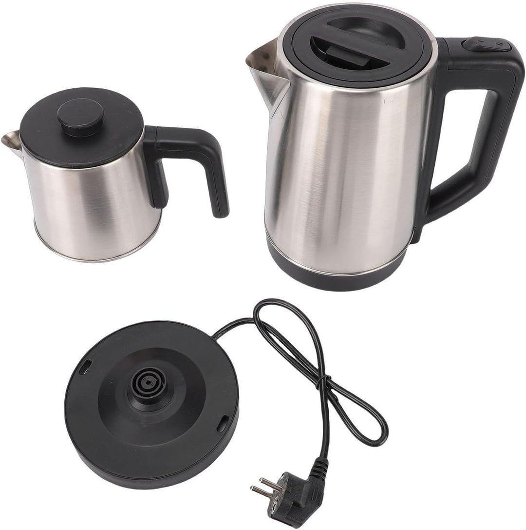 Zerodis Elektrischer Wasserkocher, Türkische Teemaschine mit Doppelkanne, Automatische Warmhaltefunk