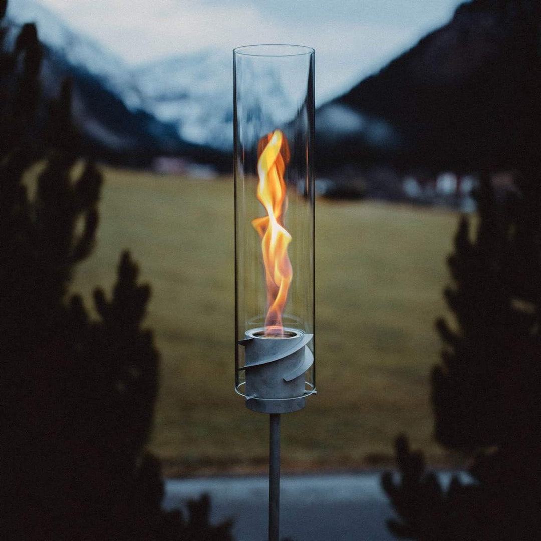 höfats - Spin 120 Ersatzglas - Ersatzteil für Spin 120 Tischfeuer, Fackel, Hängefeuer - Glaszylinder