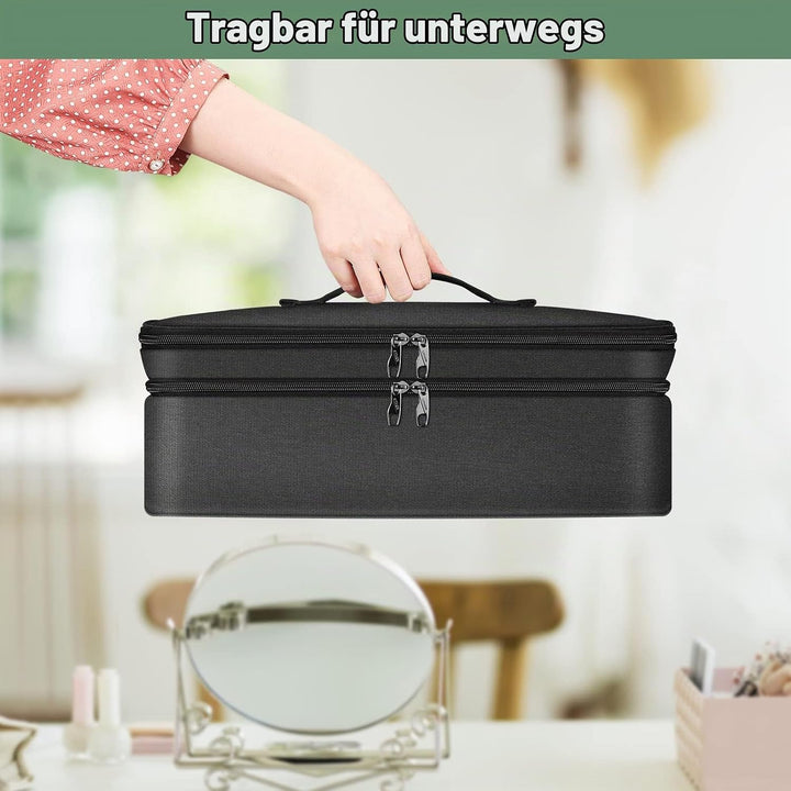 SITHON Reise Tasche für Revlon Salon One-Step Volumiser, Doppellagige Tragetasche für Dyson Airwrap,