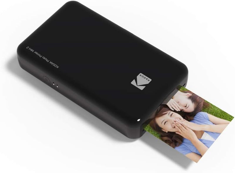 Kodak Mini 2 HD Wireless Mobile Instant Fotodrucker w / 4 Pass patentierte Drucktechnologie (Schwarz