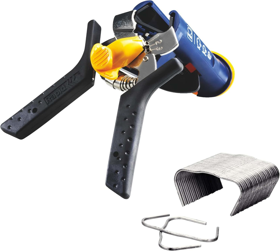 Rapid Bindezange GP238 Set Inkl. 300 Stk. Ringklammern zum Sichern junger Pflanzen Gp238 Bindezange