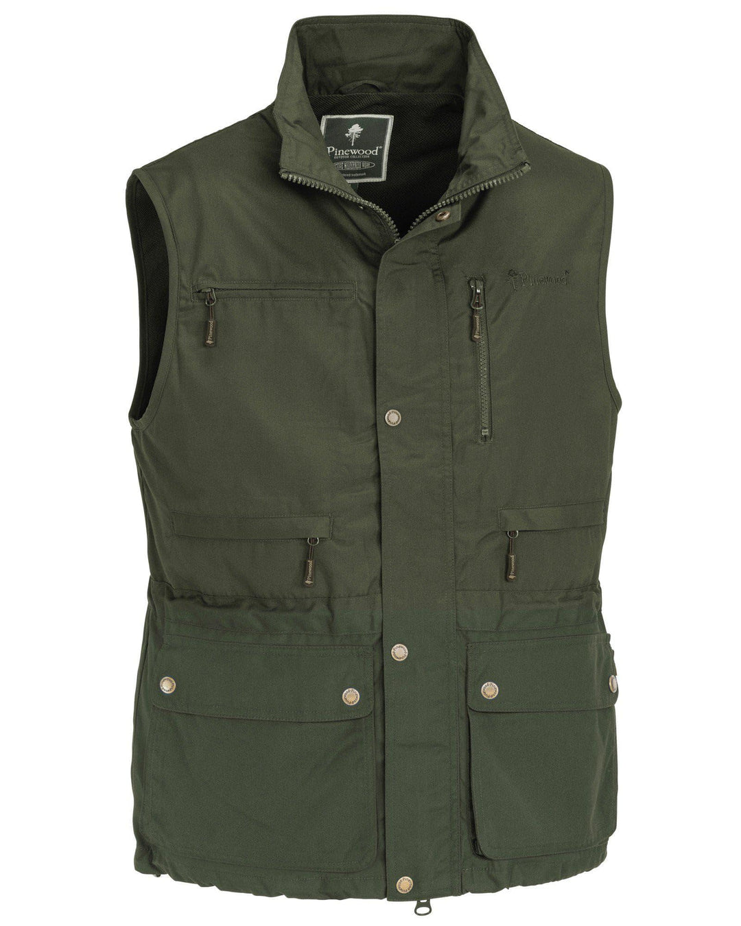 Pinewood Herren Tiveden Weste Weste 3XL Moss Green, 3XL Moss Green