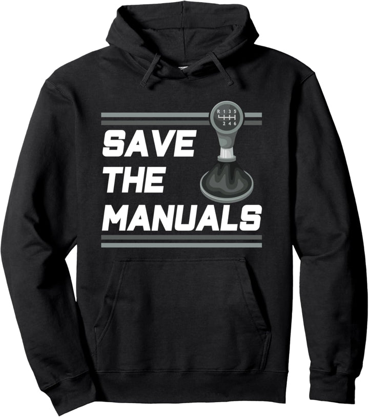 Vintage Save The Stick Schaltgetriebeauto Pullover Hoodie
