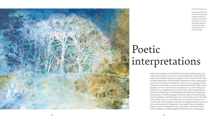Poetic Woods: Experimental Watercolour and Collage, Gebundenes Buch