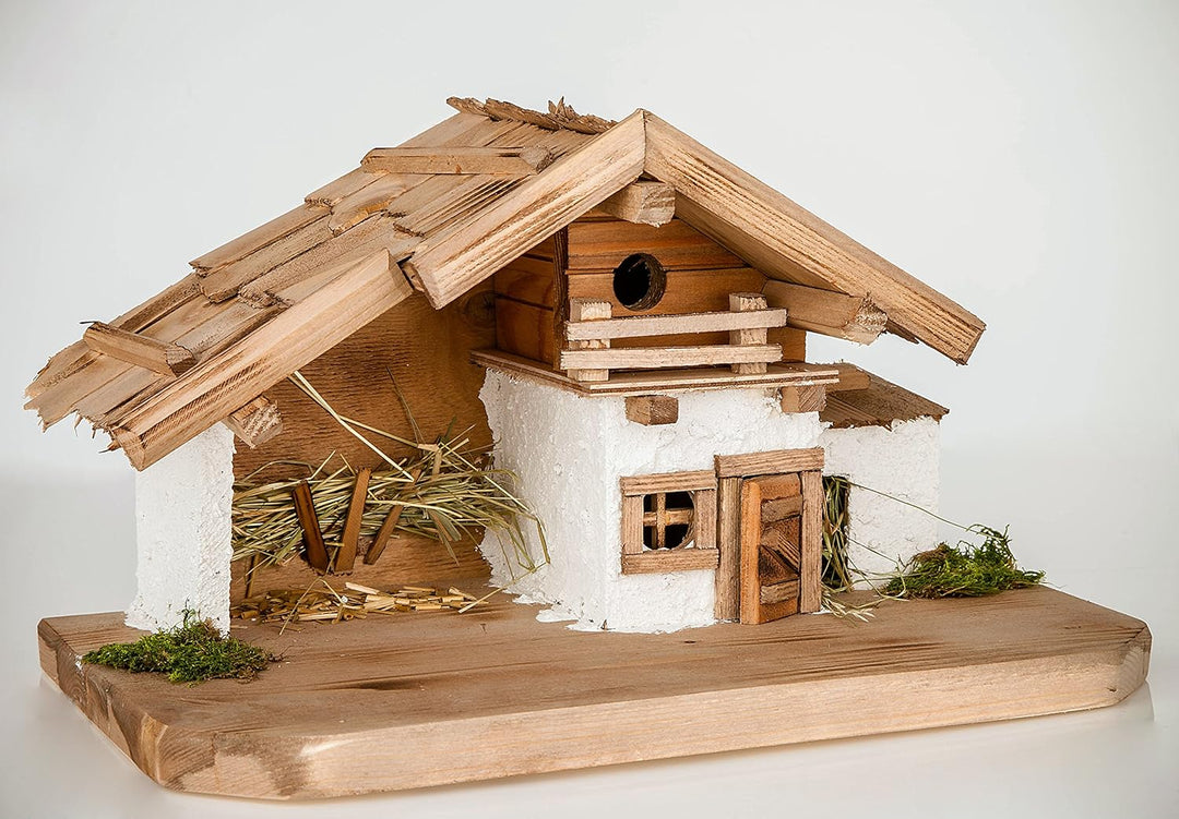 Weihnachtskrippe-(W17) Krippe Krippenstall Weihnachten-Weihnachtskrippen-