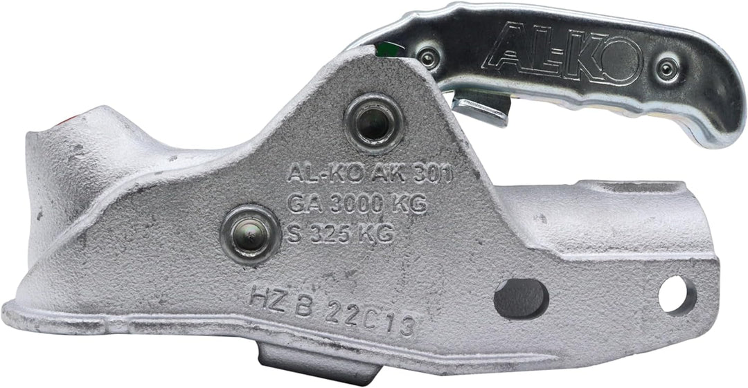p4U AL-KO Zugkugeklupplung Kugelkupplung AK 301 3000 kg Guss Profi 50 mm Rundrohr 1221746 Alko