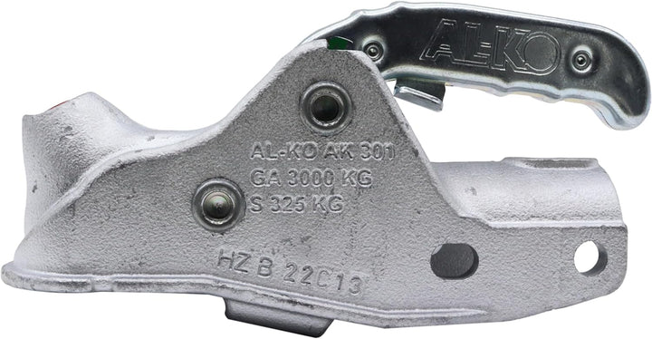 p4U AL-KO Zugkugeklupplung Kugelkupplung AK 301 3000 kg Guss Profi 50 mm Rundrohr 1221746 Alko