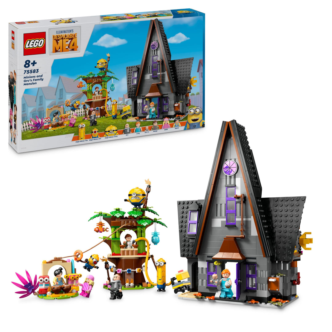 LEGO Ich – Einfach unverbesserlich 4 Familienvilla von Gru und den Minions, Film-Spielset zu Ich – E