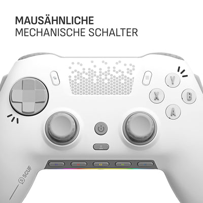 SCUF ENVISION PRO Wireless PC-Nur-Gaming-Controller - Fünf Abnehmbare G-Tasten - Abnehmbare Back-Pad
