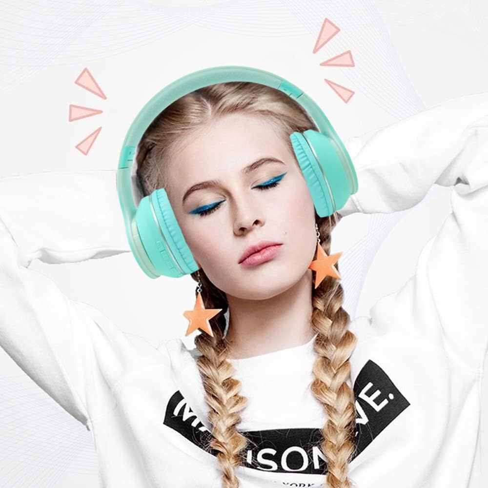 Bluetooth Kopfhörer Kinder,Kinder Kopfhörer Kabellos Over-Ear,Kinderkopfhörer Bluetooth mit Mikrofon