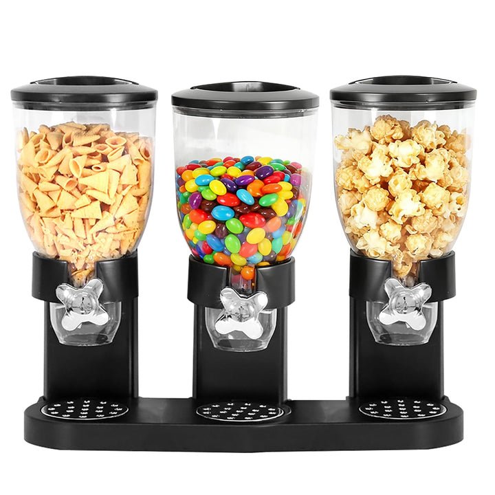 LUPATDY 3er Pack Müslispender 2L, Aufbewahrungsbox Küche Organizer mit Deckel, Cereal Dispenser für