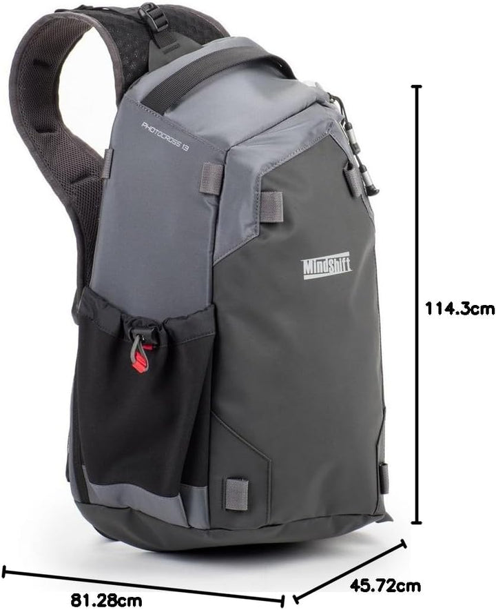 MindShift 510422 Photo Cross 13, Carbon Grau 1.1 litros Carbon Grey, 1.1 litros Carbon Grey