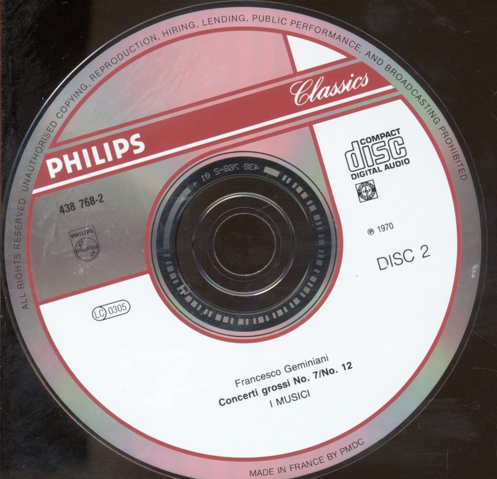 12 Concerti Grossi Op.5, Audio-CD