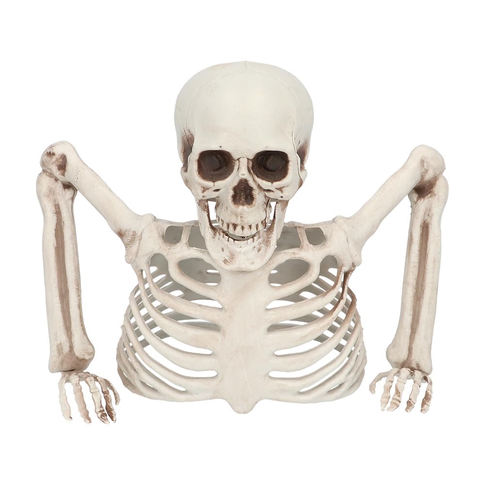 Boland 73214 - Skelett Dekoration, 20 cm, Deko für Halloween und Karneval, Party Deko