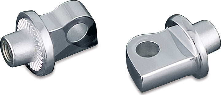 Kuryakyn 8881 Splined Male Mount Peg Adapter für Front-/Heck-Fussrasten und Bodenleisten: 2010–19 Ha