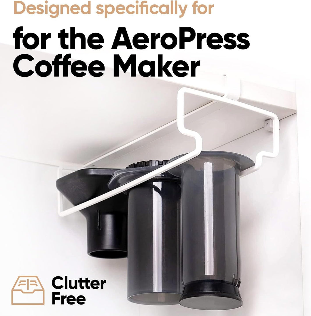 Altura The RACK:Hanging Shelf Rack for AeroPress Coffee Maker.Accessories, Organizer, Storage, Holde