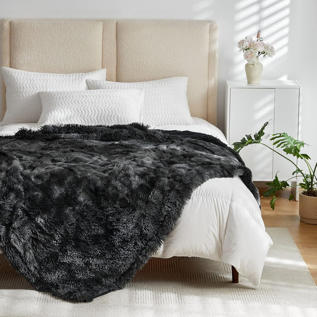Wajade Kunstfelldecke – Sherpa Schafdecke – Comfort Luxuriöse Flauschige Kuscheldecke – weiche Decke