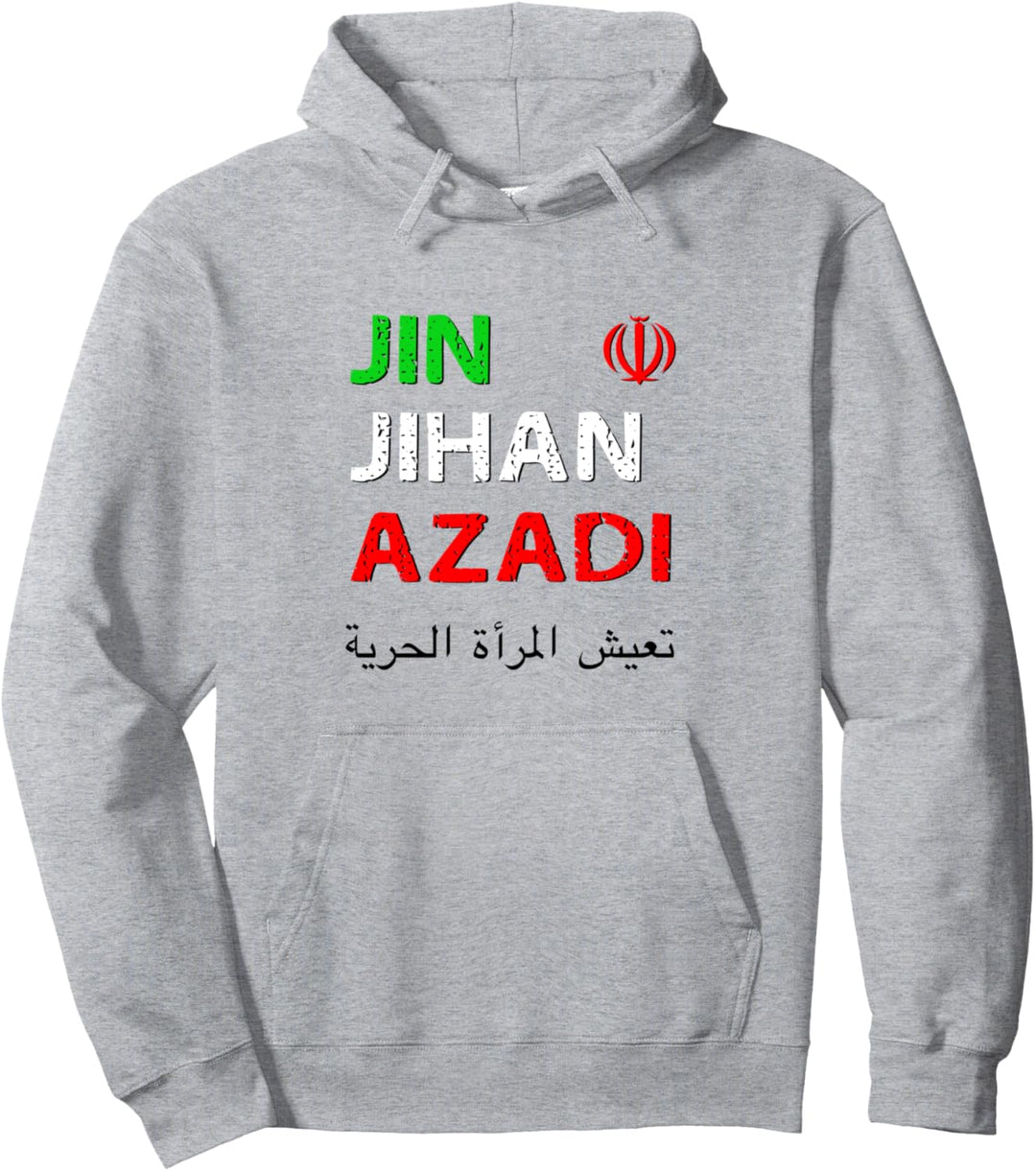 Jin Jihan Azadi Woman Life Freedom Pullover Hoodie