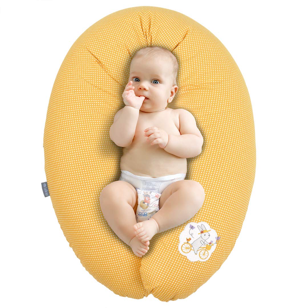 sei Design Stillkissen 170×30 cm – ergonomisch geprüftes Unterstützungskissen für Erwachsene – leise