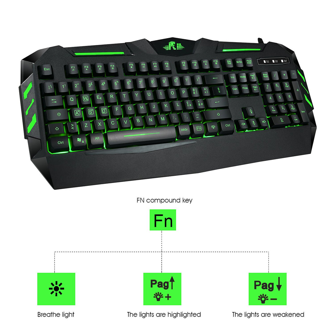 Gaming_Tastaturen RK900 (7 colori singoli)