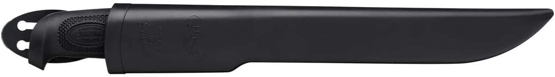 Marttiini Finnisches Filetiermesser, Klinge 15cm, rostfrei, Kunststoff-Scheide Ohne Gravur, Ohne Gra