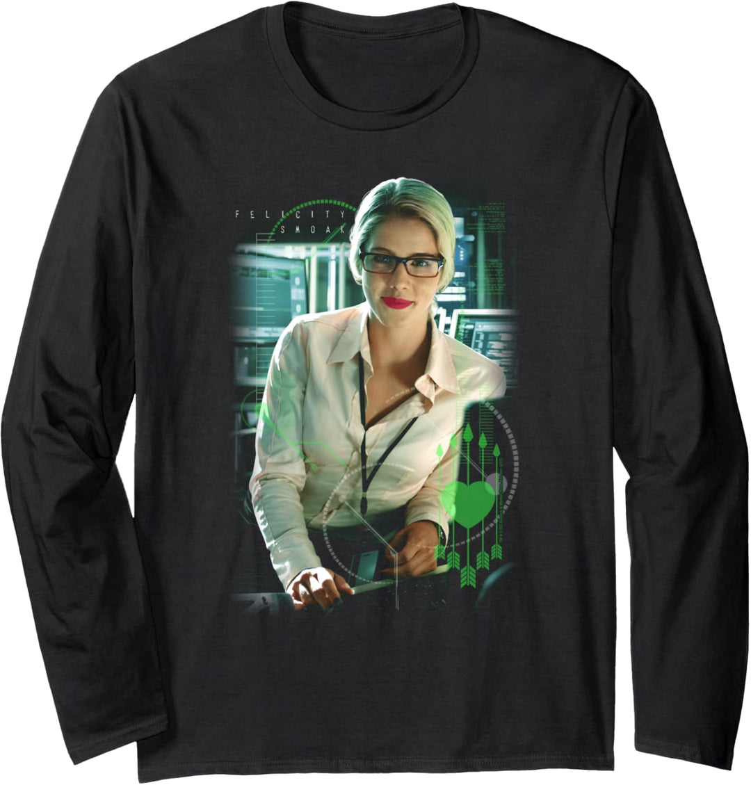 Arrow TV Series Felicity Smoak Langarmshirt