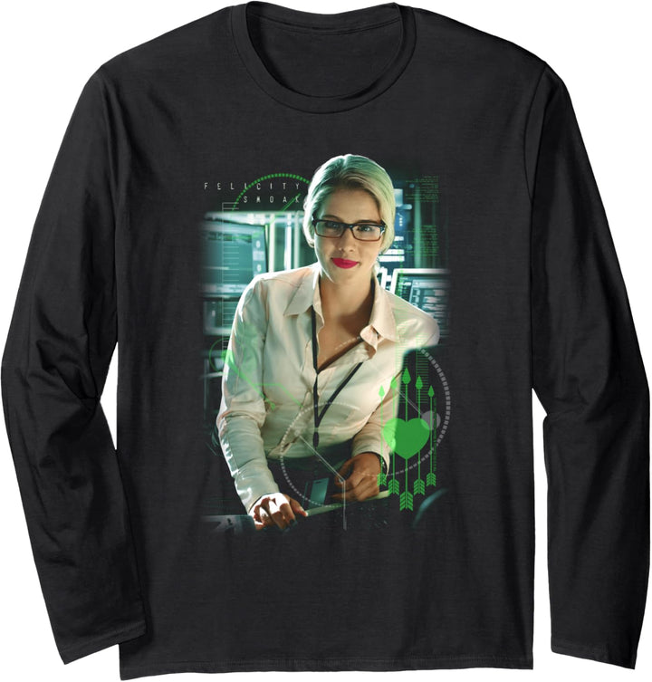 Arrow TV Series Felicity Smoak Langarmshirt