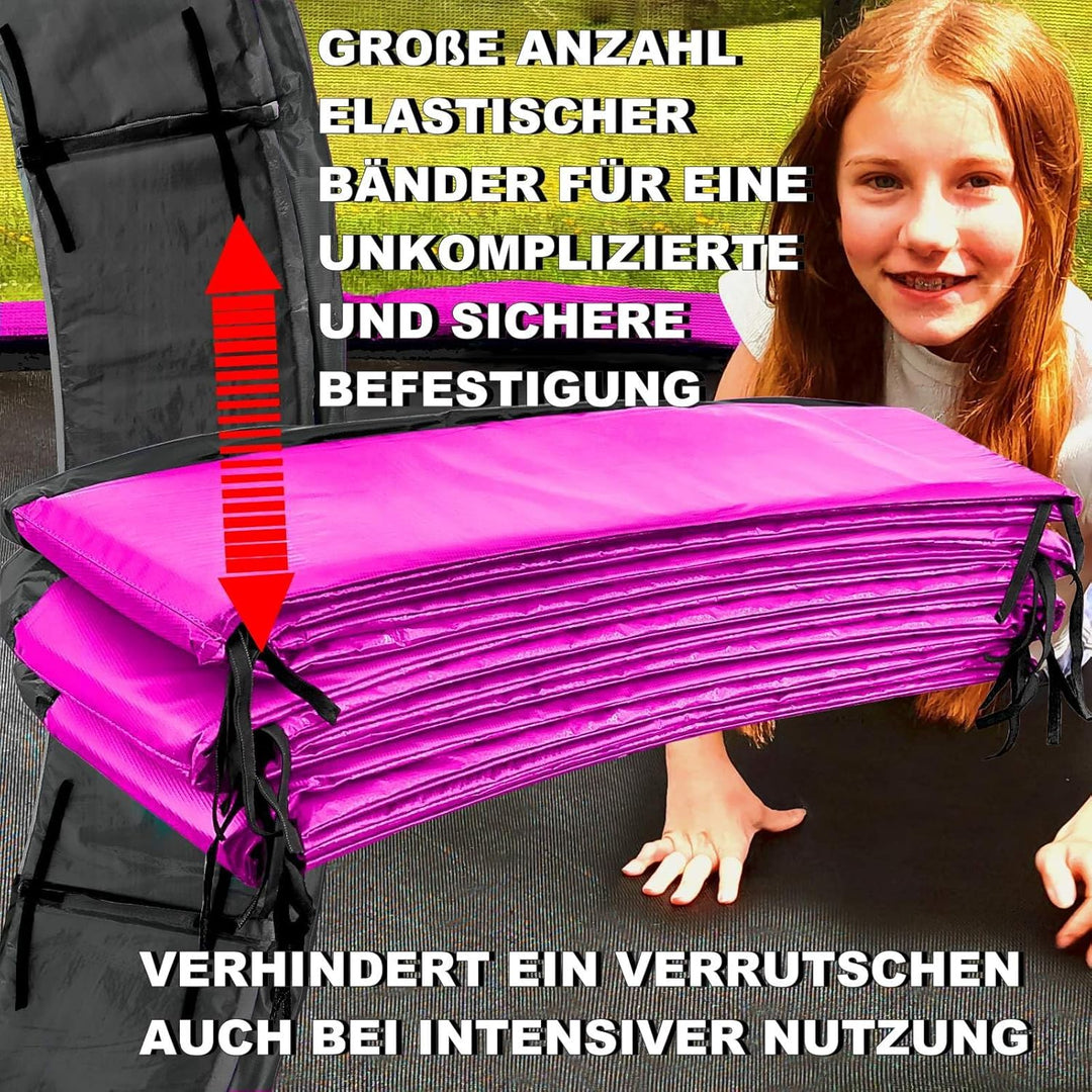 Baunsal® Trampolin Randabdeckung Ø 183 244 250 275 300 305 335 366 370 396 400 427 430 457 460 487 4