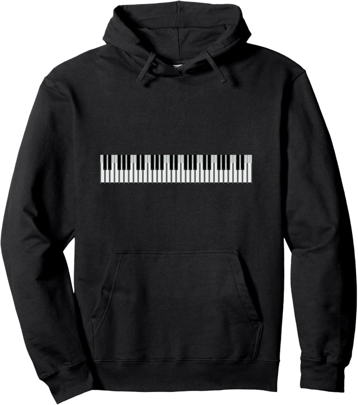 Musik Spielen Tasten Keyboard Noten Klavier Geschenk Pullover Hoodie